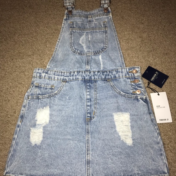 Forever 21 Other - Denim overall dress